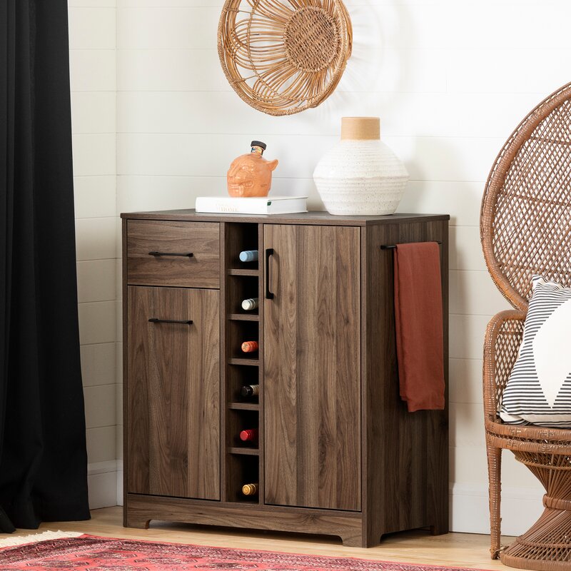 South Shore Vietti Bar Cabinet & Reviews | Wayfair